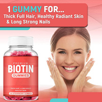 Gummy Vitamin 10000Mcg Label Pribadi Laris Manis Untuk Pertumbuhan Rambut & Kuku Sehat & Kuat, Serta Kecantikan Kulit