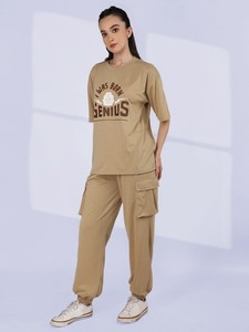 Automne hiver athlétique Jogging costume confortable tenue décontracté en plein air course sweat veste Fitness femmes survêtement col rond - Product Image 3