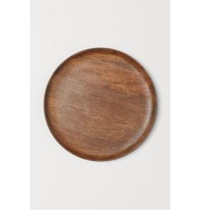 100% ensemble de plateaux de service à pizza en bambou en bois Construction robuste plateau rectangulaire en bois naturel massif prix abordable - Product Image 2