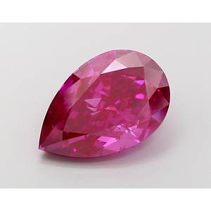 Diamante Cultivado en Laboratorio, Color Rosa Intenso, Corte Pera, 5.15 ct, VS1 - Product Image 1