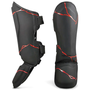 Espinilleras de Boxeo Transpirables y Ligeras de Material PU, Diseño Estable, Alta Calidad, MOQ Bajo de 2 Pares, Opciones Personalizables - Product Image 6