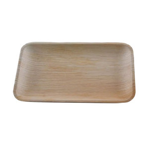 Platos de cena rectangulares desechables biodegradables de suministro de fábrica, Material de hoja de palma para servir alimentos en fiestas y bodas - Product Image 3