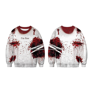 Sudadera con Capucha Gruesa de 500 GSM al por Mayor, Logotipo Personalizado, Impresión por Sublimación 3D, Diseño de Dibujos Animados, Mezcla de Algodón, Sudaderas de Invierno para Hombre - Product Image 3