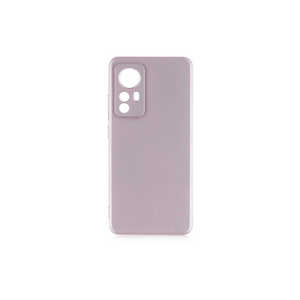Funda de silicona Netzy SAFA Premier Premium para Xiaomi Mi 12, funda de silicona líquida galvanizada en oro rosa - Product Image 1