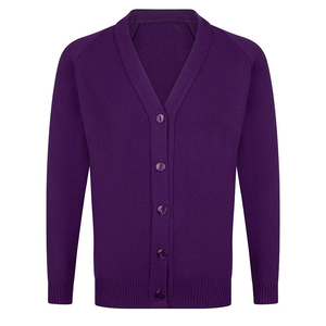 Cardigan d'hiver en acrylique marron en gros, couleur personnalisée, broderie, fermeture boutonnée, anti-plis, tricot épais, pour sororité - Product Image 6