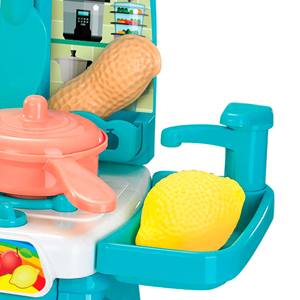 ROBINCOOL 2-in-1 Blue Kitchen Set with Shopping <b>Trolley</b> 29 X 13 X 31 cm Kitchen & Food Toys - Product Image 5