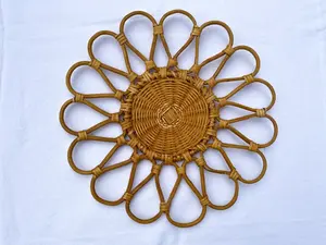 Nouveautés Sous-verre en jute fait à la main sous-verre en jute de haute qualité élégant pour la maison hôtel dessus de table décor utilisation en gros - Product Image 4