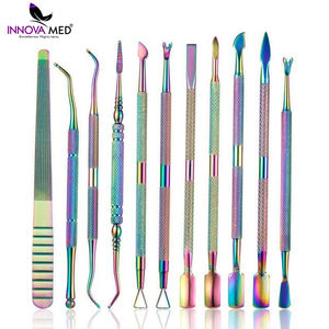 Poussoir à cuticules en acier inoxydable 100%, de qualité supérieure, taille personnalisée, nouveau Style, poussoirs de calottes par des INSTRUMENTS innovants - Product Image 4