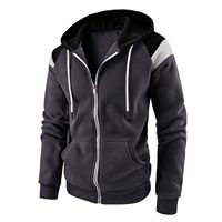Nouveau sweat à capuche pour homme 2025, couleur contrastée unie, pull tendance, sport décontracté, manches longues, pull en polaire d'hiver, personnalisé