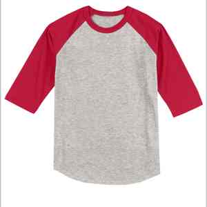 Camiseta raglán de estilo informal para hombre, manga larga con cuello redondo, 100% algodón, contraste de color, patrón sólido elegante - Product Image 3