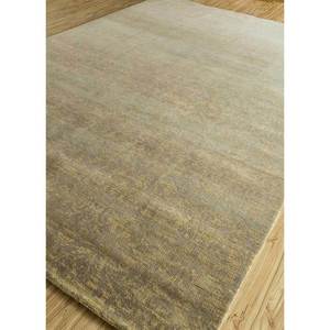 Alfombras de Lana Anudadas a Mano en Color Beige Marrón con Diseño Floral-Abstracto para Sala de Estar, Pasillo, Entrada, Diseño Rectangular Tipo Rompecabezas SPR-521 - Product Image 2