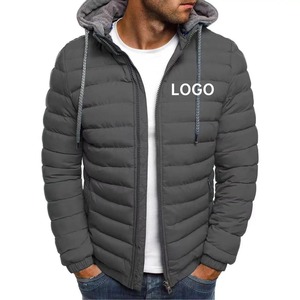 Logo personnalisé pour hommes Veste en laine chauffante d'hiver avec caractéristiques imperméables coupe-vent Vêtements d'extérieur d'automne à la mode avec un design à capuche - Product Image 1