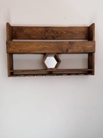 Nouveauté : Armoire à Épices Double Niveau en Bois Écologique et Durable de Marque DC, Support de Rangement de Cuisine Multifonctionnel et Gain de Place