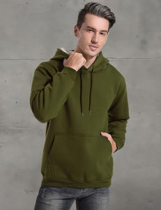 2025 Oversized Hip Hop <b>Hoodie</b> <b>For</b> <b>Men</b> With Kangaroo Pocket Streetwear Sweatshirt Drop Shoulder Thick Winter <b>Hoodie</b> <b>For</b> Unisex - Product Image 4