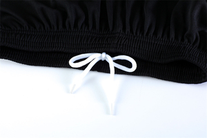 Ensemble de maillot de football noir de haute qualité en polyester 100% avec impression numérique de logo personnalisé, couleurs personnalisables, noms d'équipe, service OEM - Product Image 5