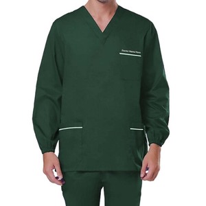 Hospital de etiqueta privada uniformes médicos uniformes al por mayor de manga larga uniformes médicos de enfermería conjuntos - Product Image 1