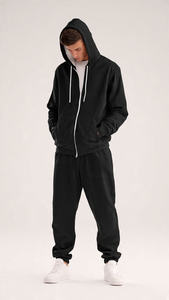 Conjunto de Sudadera Holgada y Pantalones Deportivos Holgados para Hombre, Ropa Deportiva de Invierno, Chándal Holgado de Felpa para Hombre - Product Image 4