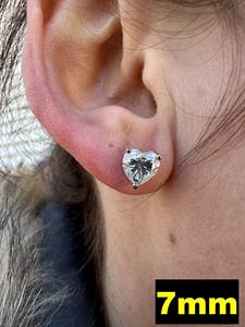 Popular Style Heart Shape Moissanite Diamond <b>Earrings</b> With Gold Plated 925 Silver <b>Fine</b> Fashion High End Luxury <b>Studs</b> For Women - Product Image 4