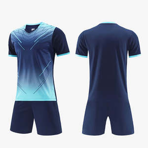 Vêtements de football, maillot de football, séchage rapide, uniforme de football pour adultes, impression de logo personnalisé, polyester, fabriqué au Pakistan, vêtements de sport d'équipe - Product Image 1