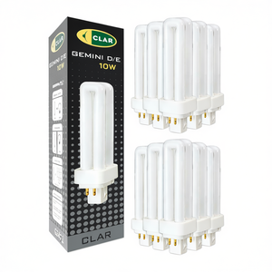 Bombilla Fluorescente de Ahorro de Energía Gemini D/E 10W G24q-1 - Product Image 2