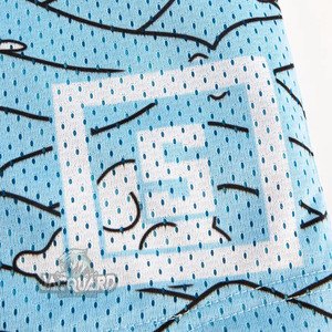 Pantalones cortos de verano básicos de talla grande para hombre, 100% de poliéster, baloncesto Vintage, malla lineal antiarrugas, estampados, informales, ecológicos - Product Image 6