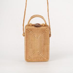 Boho handmade <b>bag</b> <b>woman</b> <b>accessory</b> high quality rattan handbag cheap price hand <b>bags</b> wholesale - Product Image 5
