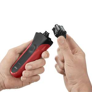 Afeitadora Eléctrica USB para Hombre, Mini Afeitadora Rotativa de Cinco Cuchillas, Doble Cabezal Lavable, Resistente al Agua IPX7, con Cable USB de Repuesto - Product Image 3