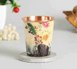 Verre en métal de finition émaillée à impression personnalisée pour hôtel restaurant et restauration à domicile verre d'eau potable d'occasion - Product Image 5