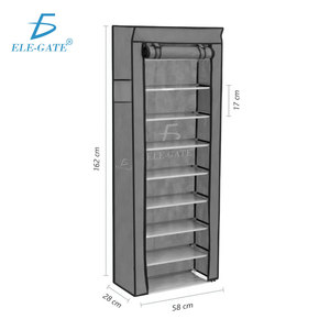Scarpiera Minimalista con Organizer, Facile da Montare, Scaffale Modulare Multiuso per Arredamento Casa e Soggiorno - Product Image 3