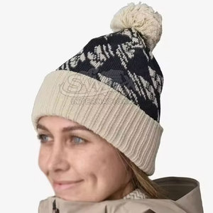 Fashion Winter Knitted Bobble Beanie Hat Soft Acrylic Bobble Beanie For Adults In Wholesale Price - Product Image 2