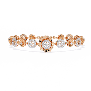 Fabulous 18K <b>Gold</b> Lab Grown Diamond Bracelet & <b>Bangle</b> Luxurious Jewelry Accessory - Product Image 2