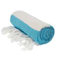 Mini serviettes de plage et de bain turques tissées de couleur unie - 100% coton Peshtemal certifié OEKO-TEX, séchage rapide