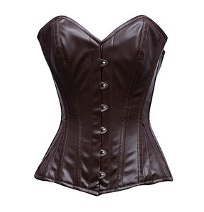 Corsé de Alta Calidad con Nuevo Diseño, Transpirable, de Cuero Genuino y Lona, Moldeador de Cuerpo, el Más Vendido para Mujer, Hecho en Pakistán - Product Image 5