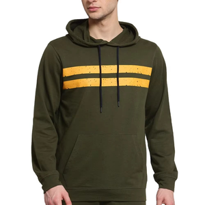 Pull à capuche pour hommes Sweat-shirt élégant Streetwear Tenue à la mode Haut à capuche confortable et chaud Tenue décontractée douce - Product Image 4