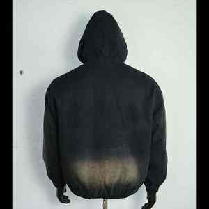 Sudaderas con Capucha para Hombre, Color Negro, Lavado Ácido, Personalizadas, de Alta Calidad, Extra Grandes, Gruesas, Deslavadas al Sol, Ligeras - Product Image 6