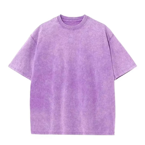 2025 camisetas Vintage lavadas de talla grande Street Hip Hop Retro Punk Unisex Harajuku Casual transpirable verano botón terciopelo medio - Product Image 5