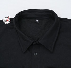 เสื้อเชิ้ตแขนยาวผ้าคอตตอนมีกระดุม100% ลงสำหรับผู้ชาย - Product Image 4