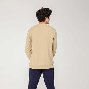 Pull-over en coton brodé avec logo personnalisé Sweat-shirt à col rond avec peinture bouffante pour hommes Sweats à capuche ODM pour l'hiver à bas prix - Product Image 6