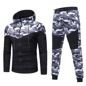 Meilleure vente 20% Polyester 80% coton polaire costume pour hommes survêtement personnalisé hommes vêtements hiver JoggingSuit et survêtement pour hommes - Product Image 1