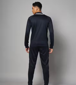 ชุดวอร์มกีฬาลายข้างแบบกำหนดเองคุณภาพสูง ผ้าฟลีซคอตตอน 100% ชุดเซ็ตแบบเรียบ ดีไซน์ 2-in-1 โดย Ako - Product Image 2