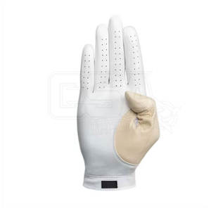 Custom Logo Leather Anti <b>Slip</b> Soft Golf Gloves Whole Sale Price 2025 Unique Design Sheepskin Golf Gloves - Product Image 3