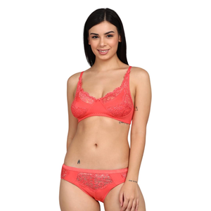 Conjunto de sujetador y Bikini de algodón para mujer, precio al por mayor, diseño personalizado con color sólido elegante y bordado sexy - Product Image 5