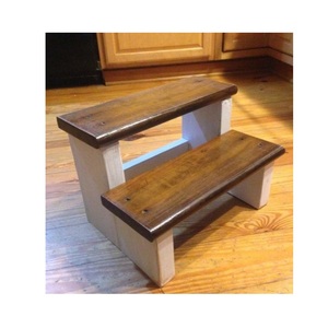 Taburete de Madera Resistente con Construcción de Madera Duradera, Perfecto para Encimeras de Cocina, Estantes de Baño, Dormitorio y Tareas Diarias - Product Image 2