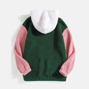 Sudadera con Capucha Térmica de Invierno para Hombre de Alta Calidad, Cálida, con Forro de Felpa Sherpa y Piel Sintética, Producto Personalizado al por Mayor - Product Image 2