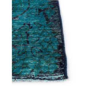 Tapis en laine noué à la main vert vintage, grand format, Pae-4059, motif médaillon abstrait rectangulaire pour la maison, le salon, le couloir - Product Image 4