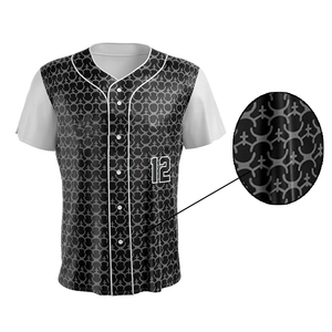 Couleur noire Style de doublure fait à la main Prix compétitif Adulte Léger Votre propre uniforme de baseball de conception - Product Image 5