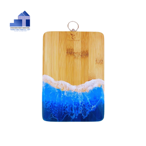 Planche à découper en résine époxy en bois de bambou durable et de luxe pour ustensiles de cuisine du Vietnam pour les grossistes - Product Image 2