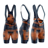 Cuissard de cyclisme professionnel personnalisé respirant coupe-vent avec rembourrage en gel, taille sans couture, pour course cycliste, avec poches cargo, grandes tailles