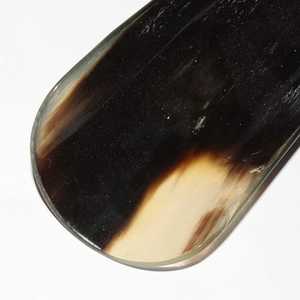 Cuerno de zapato de búfalo genuino hecho a mano con mango largo de metal Regalo de Navidad hecho a mano para personas mayores Niños Hombres y mujeres - Product Image 2