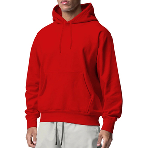 Custom Heavyweight Men's Hoodies Logo Oversize Unisex Personalizado Oversized Heavy Weight Thick Hoodie Boxy Fit Hoodies Hombres - Product Image 4